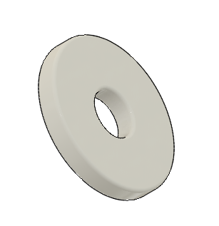 22mm Nylon Washer - 6.5mm ID