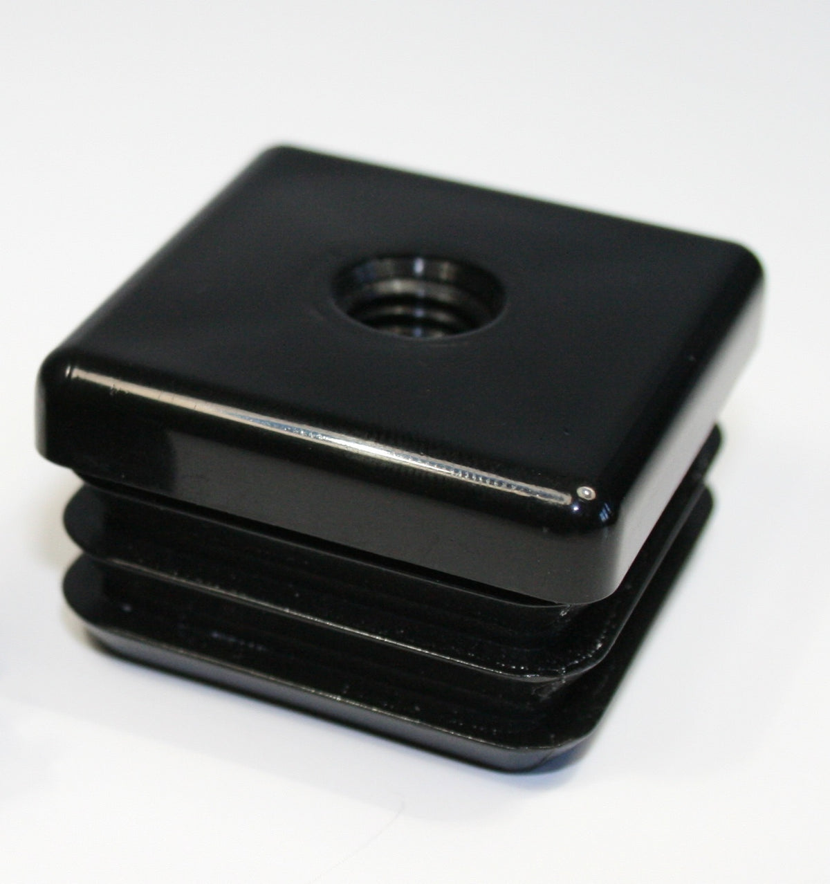38x38mm M10 Insert, 2.5mm Standard Rib Tube Insert (Nylon)