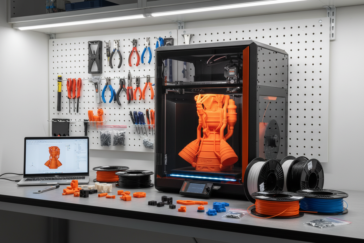 3D Print Farm Lab Scene