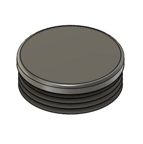 50mm Diameter Solid Face Tube Insert