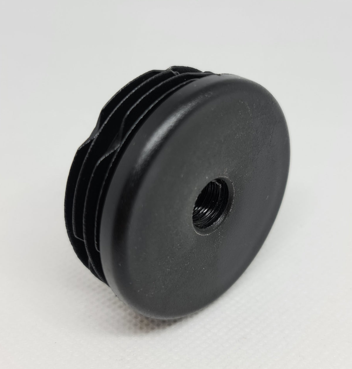 50mm Diameter M10 Threaded Tube Insert, 3mm Standard Rib (Nylon)