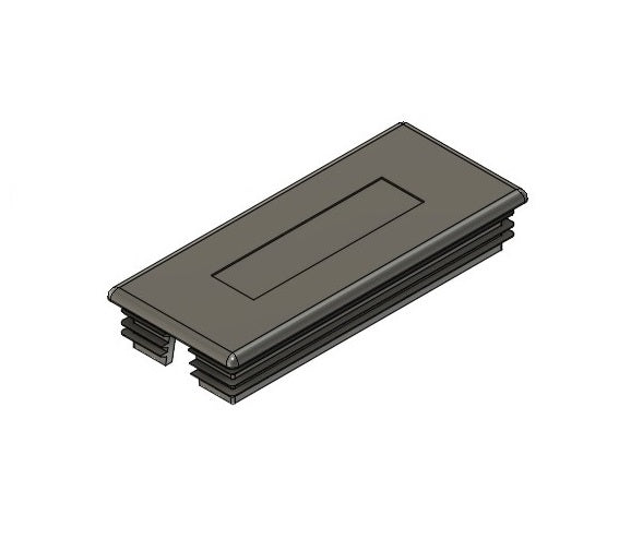 70x30mm Solid Face Tube Insert - with open sides