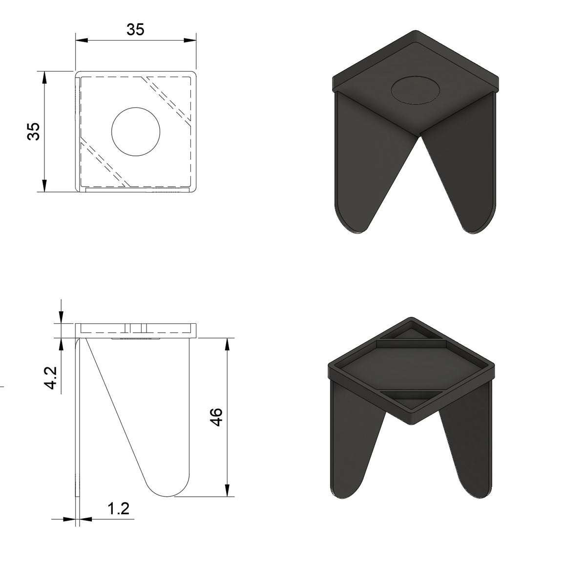 Corner Protector - Self Adhesive for Shrink Wrapping Transit Packaging