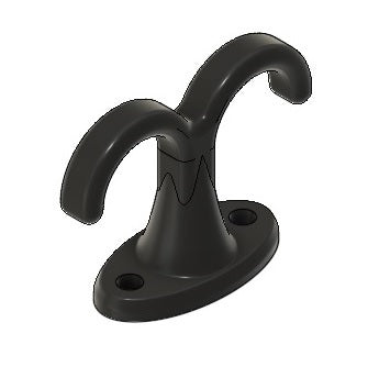 Locker Double Hook - Ceiling Mount