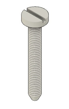 M5 Nylon Bolt 38mm