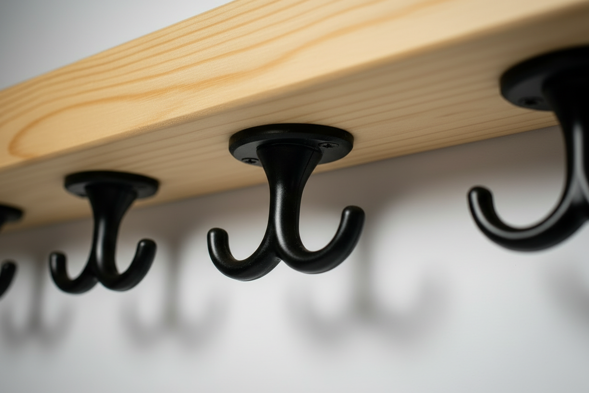 Locker Double Hook - Ceiling Mount