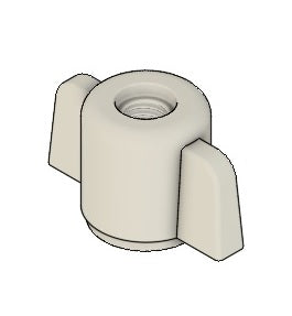 M5 ABS Plastic Wing Nut - Moses Basket Style